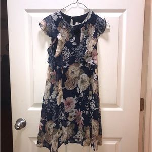 Sienna Sky Blue Floral Dress